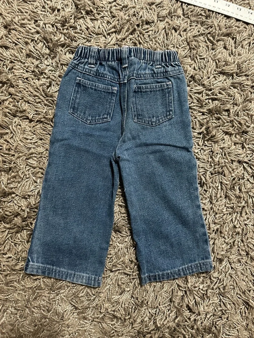 Vintage y2K 2005 Strawberry Shortcake Denim Baby Jeans Size 18M